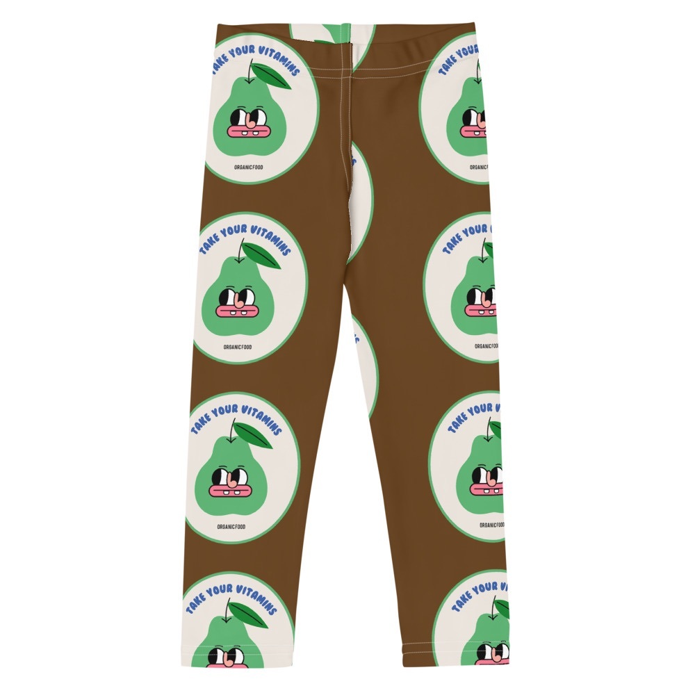 Fruit Salad Kids Leggings - Pear